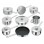 Stellar 1000 Stainless Steel 9 Piece Pan Set